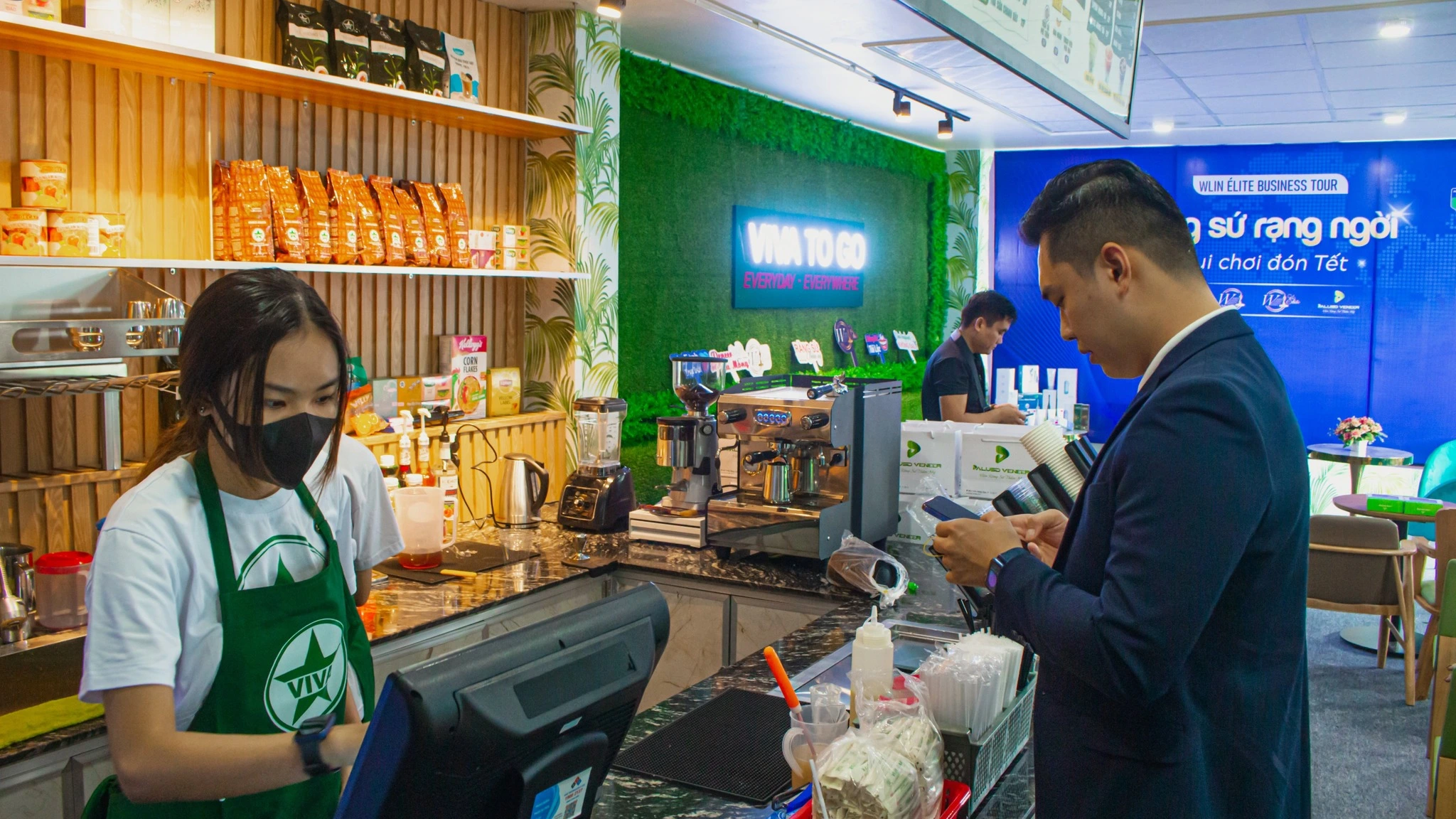 Quầy tiếp khách